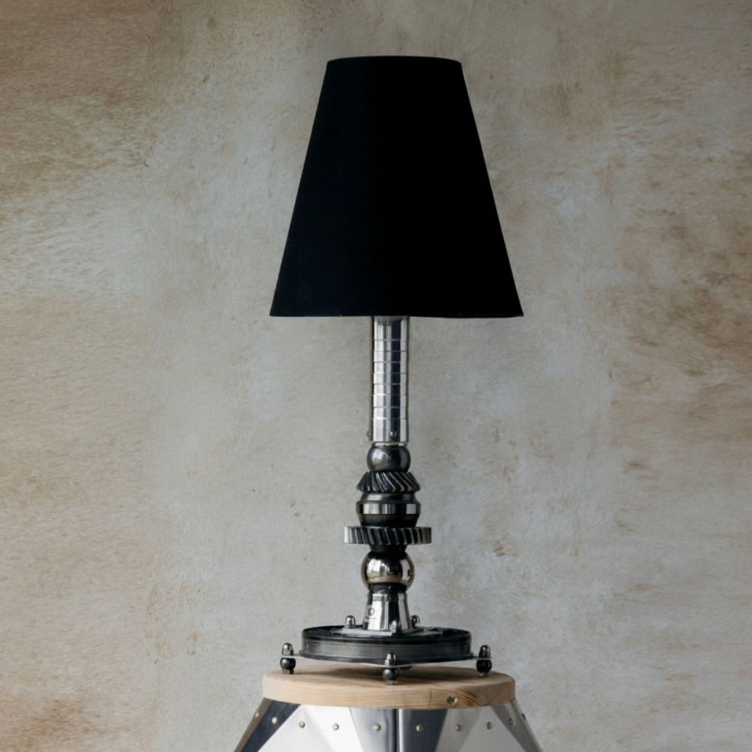 Lampe de Chevet Élégance Noire par GD CREADESIGN