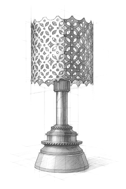 Croquis de la Lampe Graal